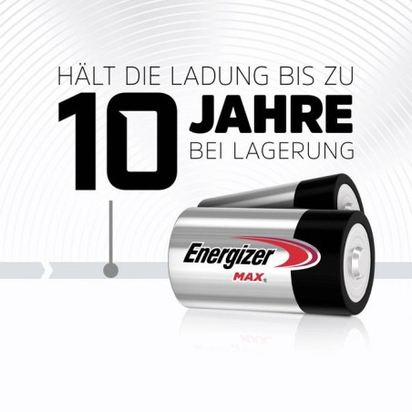 Pila energizer max d-lr20 alkaline 2unidades