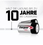 Pila energizer max d-lr20 alkaline 2unidades
