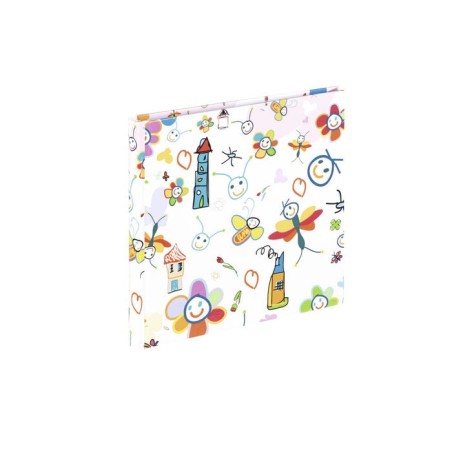 Hama kritzelkratzel álbum de foto y protector multicolor 30 hojas 15 x 15 cm