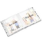 Hama kritzelkratzel álbum de foto y protector multicolor 30 hojas 15 x 15 cm