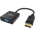 Vision tc-dpvga/bl adaptador de cable de vídeo displayport vga (d-sub) negro
