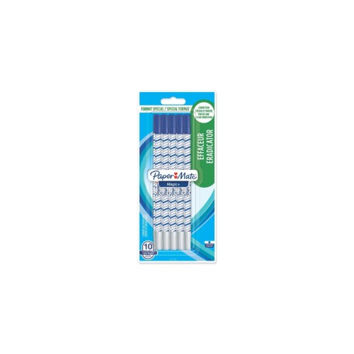 Goma tinta paper mate magic+ bullet tip blister de 10