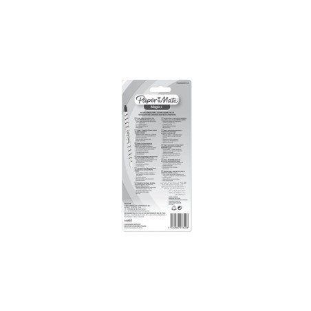 Goma tinta paper mate magic+ bullet tip blister de 10
