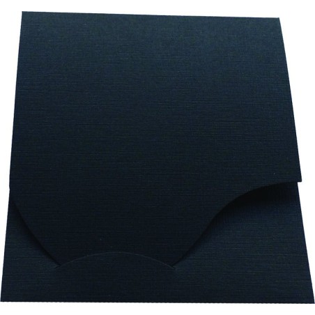 1x100 daiber carpetas onda lino negro 16020