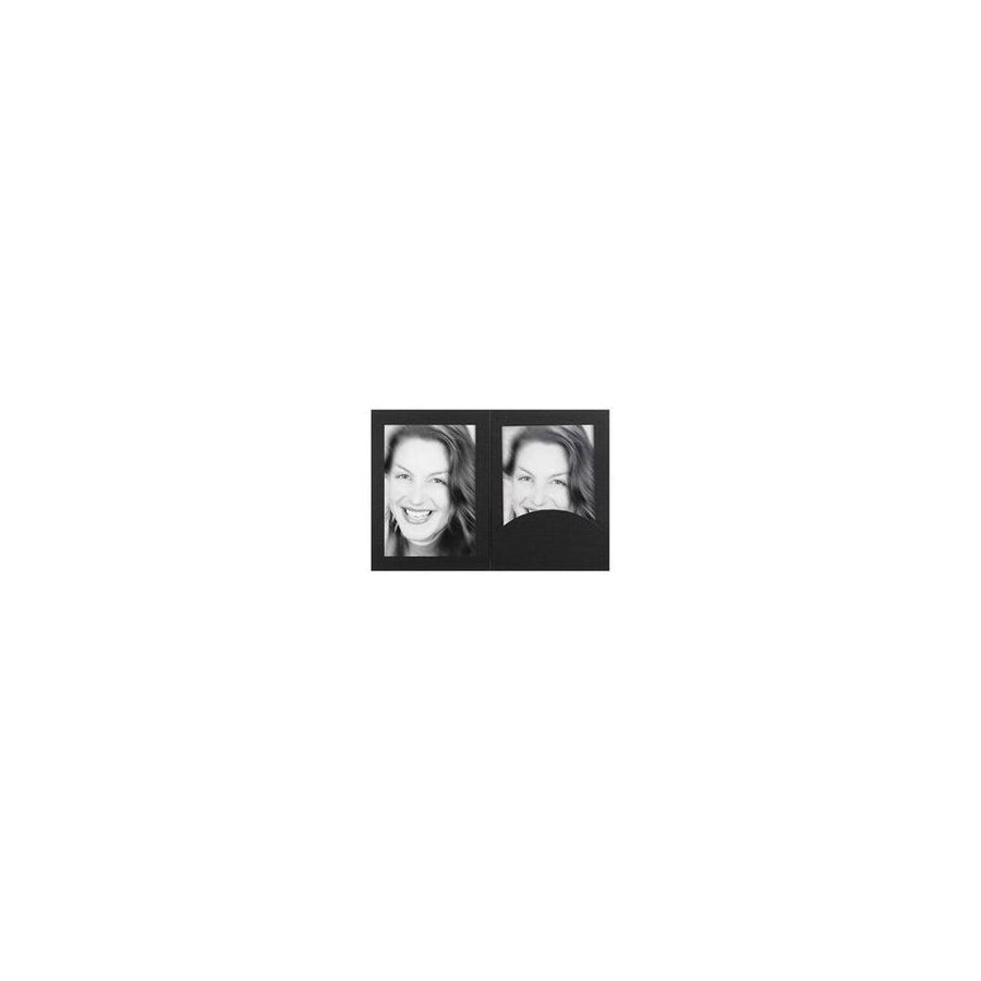 1x100 daiber carpetas retrato w.passepartout 13x18 negro