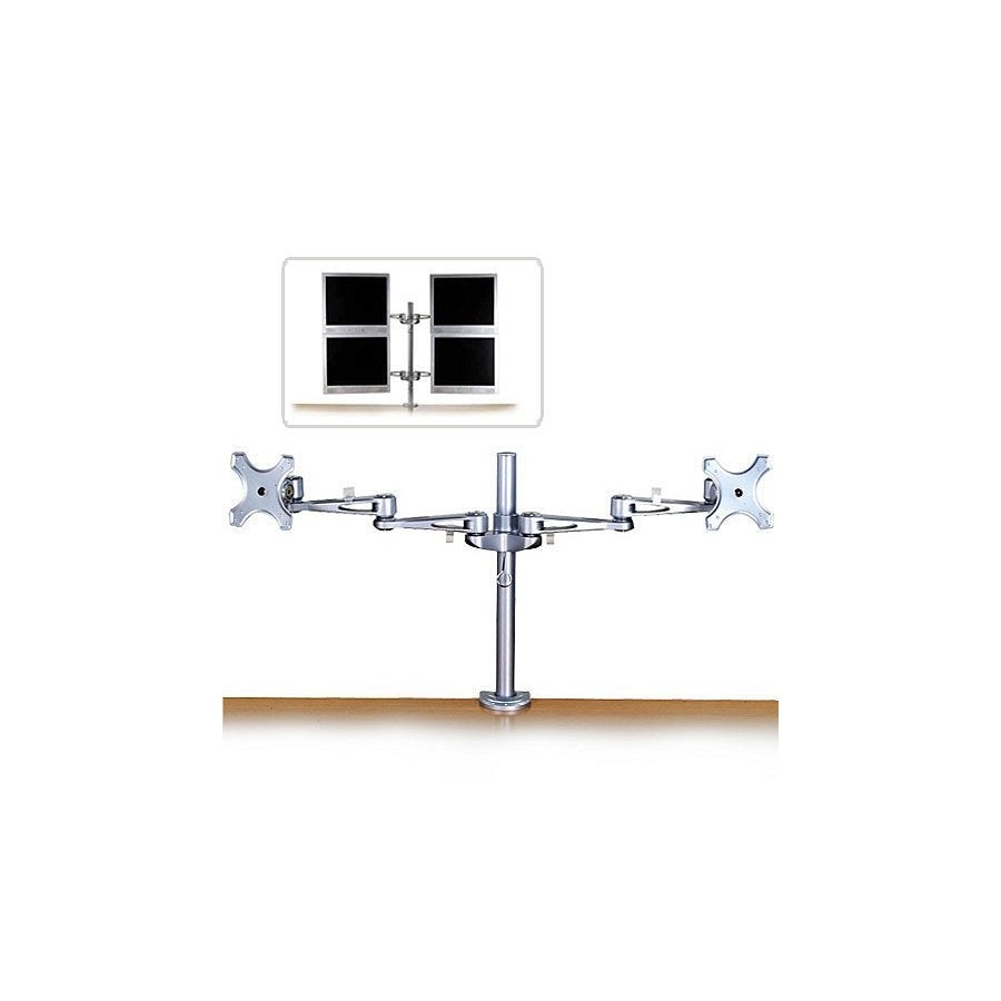 Lindy 40697 soporte de mesa para pantalla plana plata