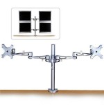 Lindy 40697 soporte de mesa para pantalla plana plata