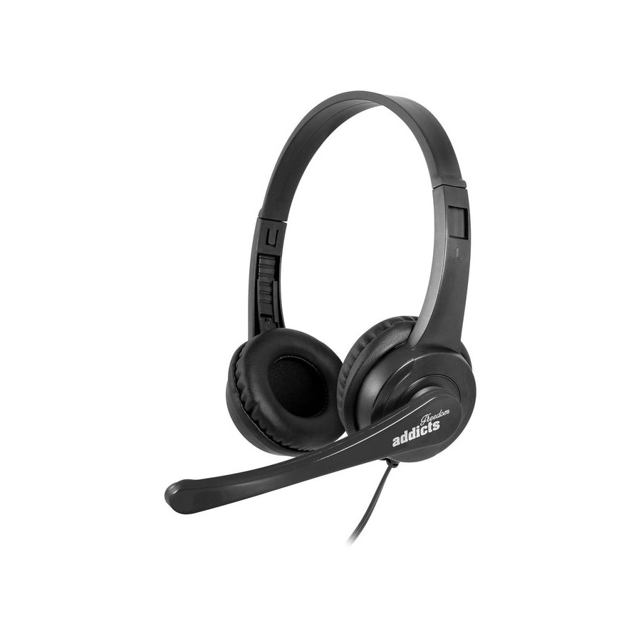 Auriculares ngs vox505 usb con micrófono usb negros