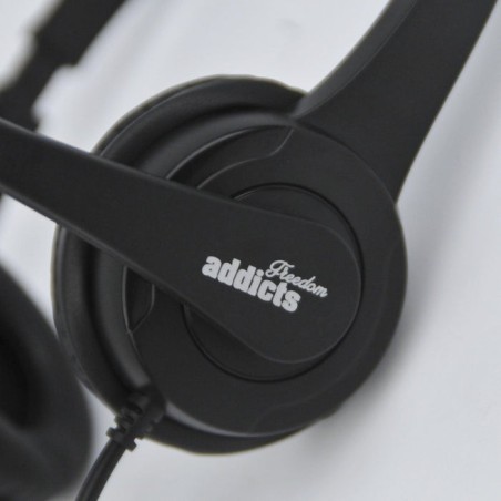 Auriculares ngs vox505 usb con micrófono usb negros