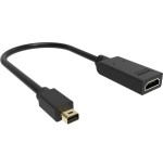 Vision tc-mdphdmi/bl adaptador de cable de vídeo mini displayport hdmi tipo a [estándar] negro