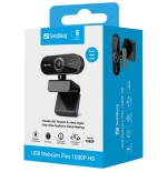 Sandberg usb webcam flex 2mp 1920x1080 audio