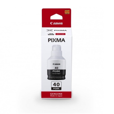 Canon gi40 negro botella de tinta original - gi40pgbk/3385c001