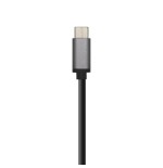 Aisens hub usb 3.1 usb-c macho a 4x tipo a hembra - 15cm - gris