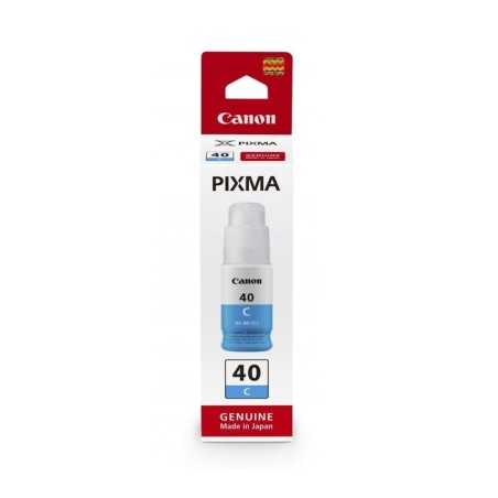Canon gi40 cyan botella de tinta original - gi40c/3400c001