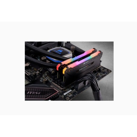 Memoria ram corsair vengeance rgb pro 2 x 16gb ddr4 3200mhz 1.35v cl16 dimm