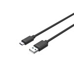 Cable unitek usb-a 2.0 - usb-c 3m c14069bk