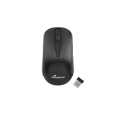Mediarange raton wireless 3 tasten schwarz