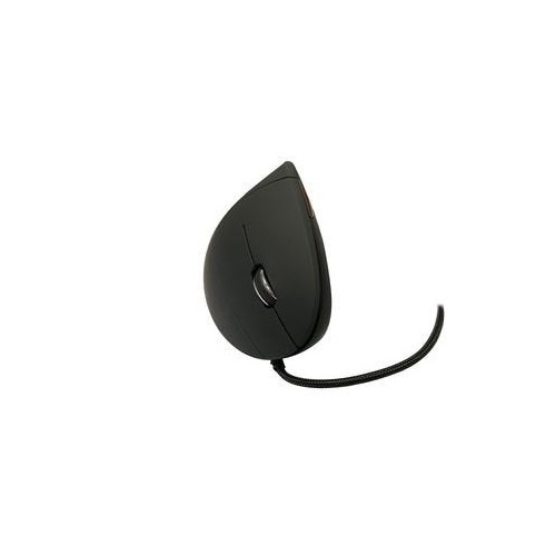 Mediarange raton usb 2.0 vertical derecho, negro
