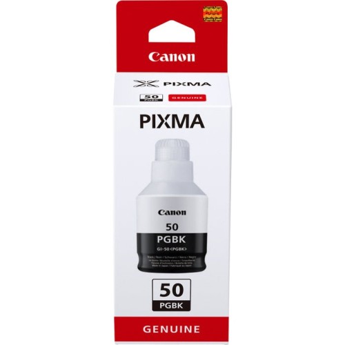 Botella de tinta original canon gi-50 negro