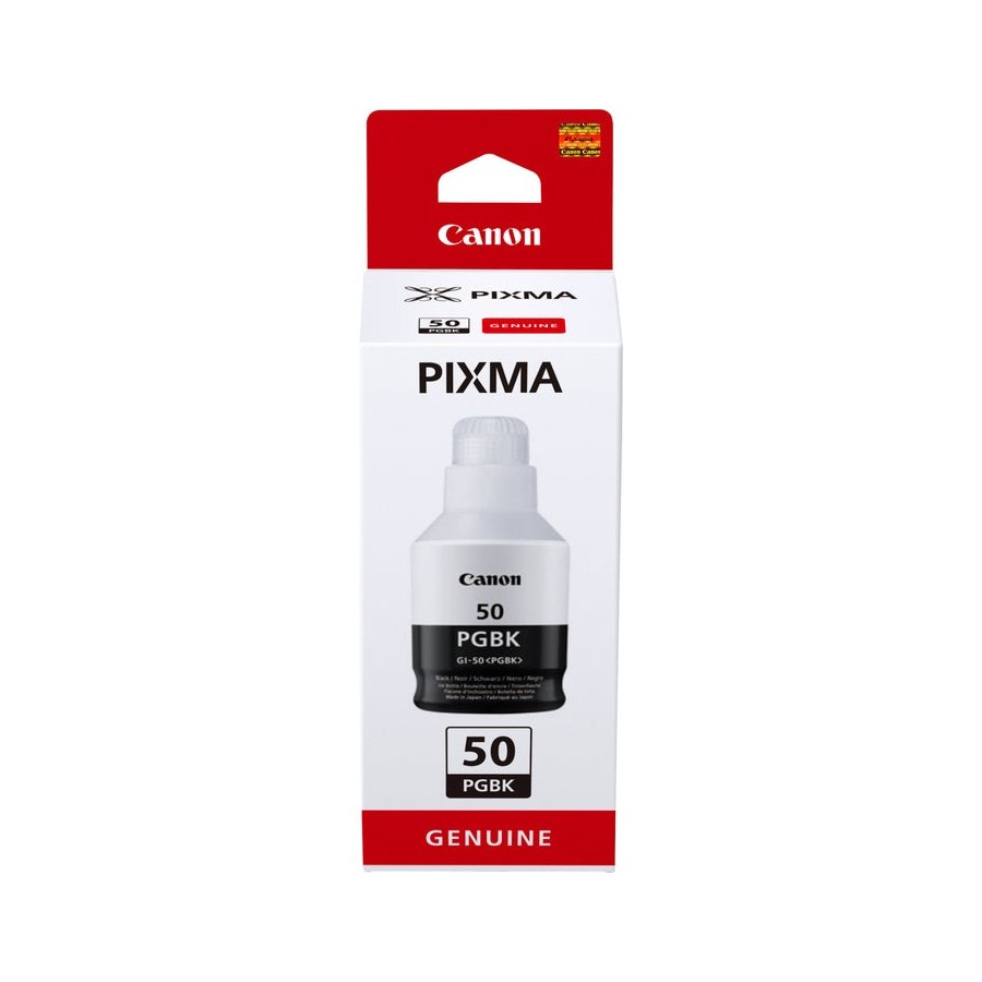 Botella de tinta original canon gi-50 negro