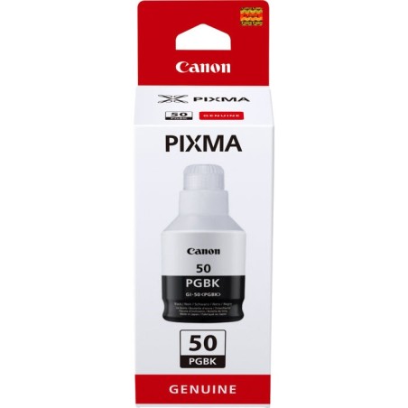 Botella de tinta original canon gi-50 negro