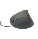 Mediarange raton usb 2.0 vertical izquierdo, negro