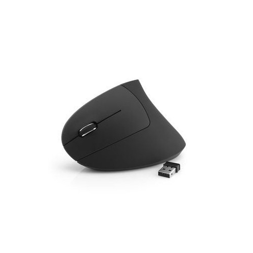 Mediarange ratón inalámbrico vertical izquierdo, negro