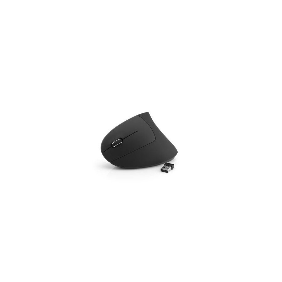 Mediarange ratón inalámbrico vertical izquierdo, negro