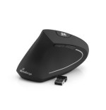Mediarange ratón inalámbrico vertical izquierdo, negro