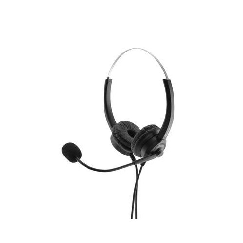 Mediarange auriculares binaural estéreo usb 2.0 negro