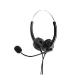 Mediarange auriculares binaural estéreo usb 2.0 negro