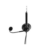 Mediarange auriculares binaural estéreo usb 2.0 negro