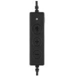 Mediarange auriculares binaural estéreo usb 2.0 negro