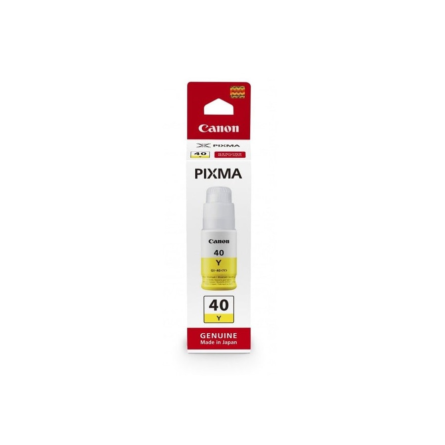 Canon gi40 amarillo botella de tinta original - gi40y/3402c001