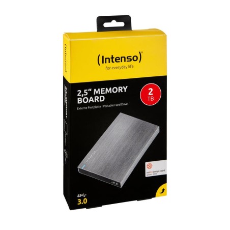 Disco externo hdd intenso 6028680 2tb 2.5" usb 3.0 aluminio