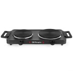 Cocina eléctrica orbegozo pe2855 2 placas 155 y 185mm 1000w 1500w
