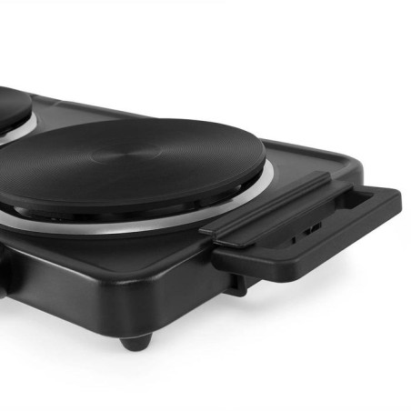Cocina eléctrica orbegozo pe2855 2 placas 155 y 185mm 1000w 1500w