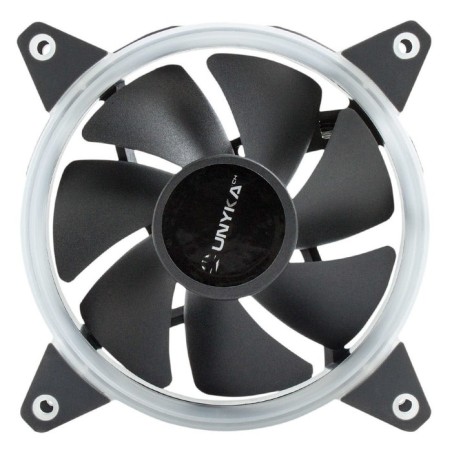Ventilador caja adicional 12x12 unyka gaming candy 20 ring 120mm azul