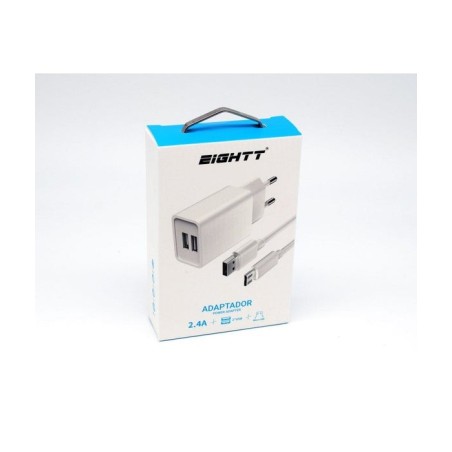 Eightt cargador ecw-m smartphone tablet micro usb 5v 2.4a