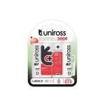 Uniross hybrio pila recargable hr20 d 3000mah blister*2