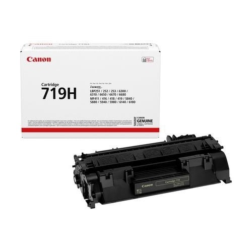 Canon 719h negro cartucho de toner original - 3480b012