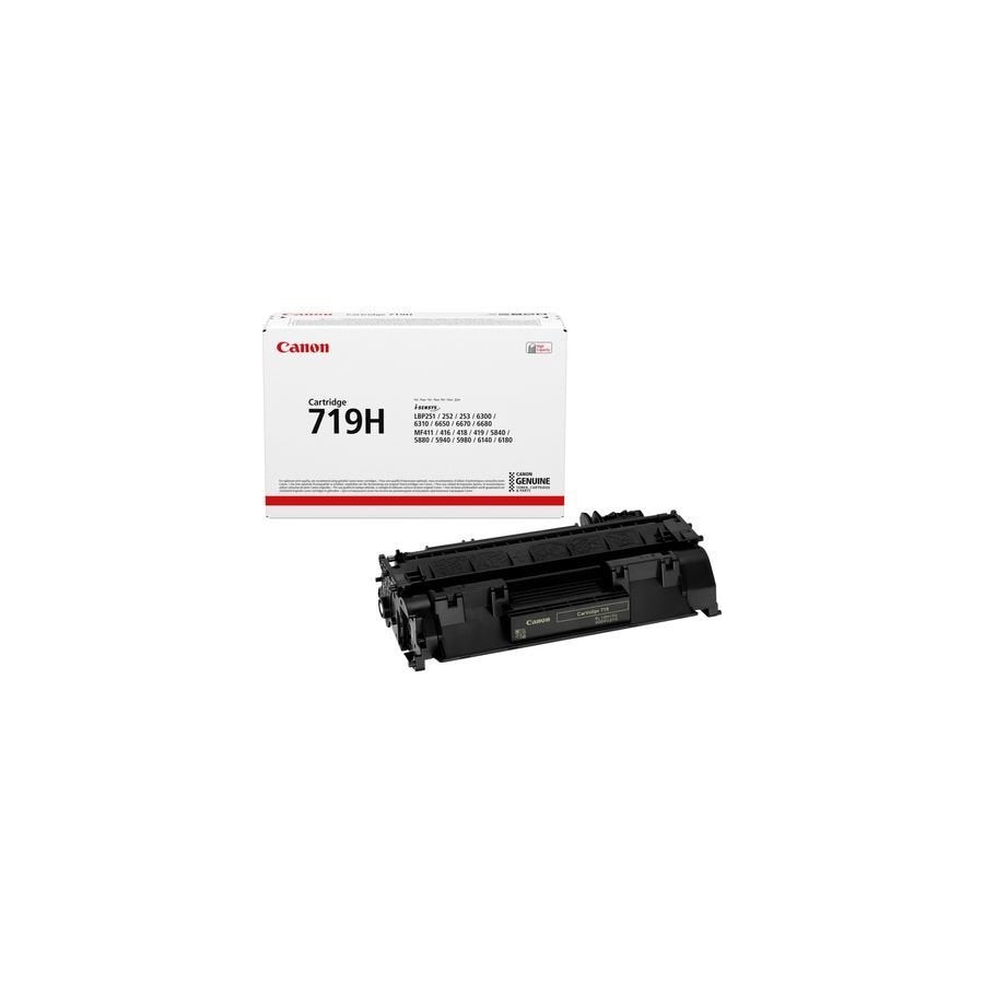 Canon 719h negro cartucho de toner original - 3480b012