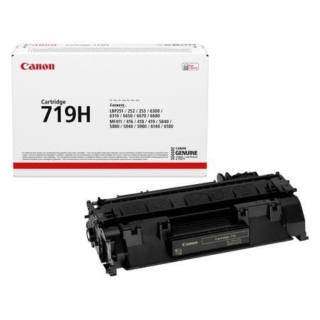 Canon 719h negro cartucho de toner original - 3480b012
