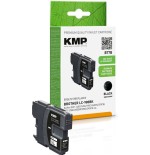 Kmp b77b tintenpatrone schwarz kompatibel mit brother lc-980 bk