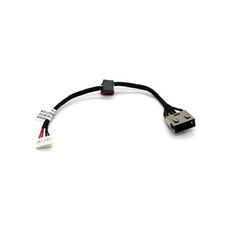 Conector dc jack con cable para portátil lenovo ideapad g50-30 g50-40 g50-45 g50-50 15.5cm