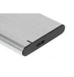 I-box caja externa usb 3.1 gen.1 para disco duro/ssd 2.5  hd-05 plata
