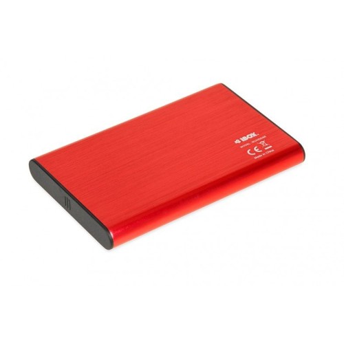 I-box caja externa usb 3.1 gen.1 para disco duro/ssd 2.5  hd-05 rojo