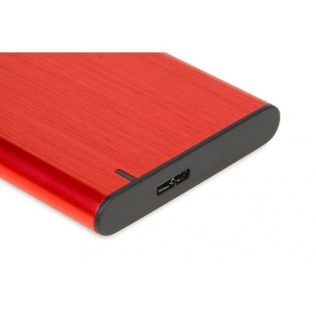 I-box caja externa usb 3.1 gen.1 para disco duro/ssd 2.5  hd-05 rojo