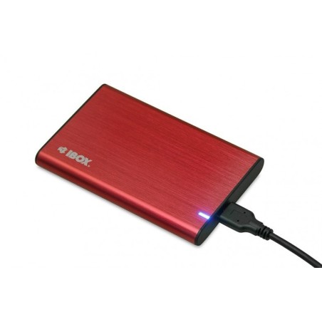 I-box caja externa usb 3.1 gen.1 para disco duro/ssd 2.5  hd-05 rojo