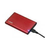 I-box caja externa usb 3.1 gen.1 para disco duro/ssd 2.5  hd-05 rojo